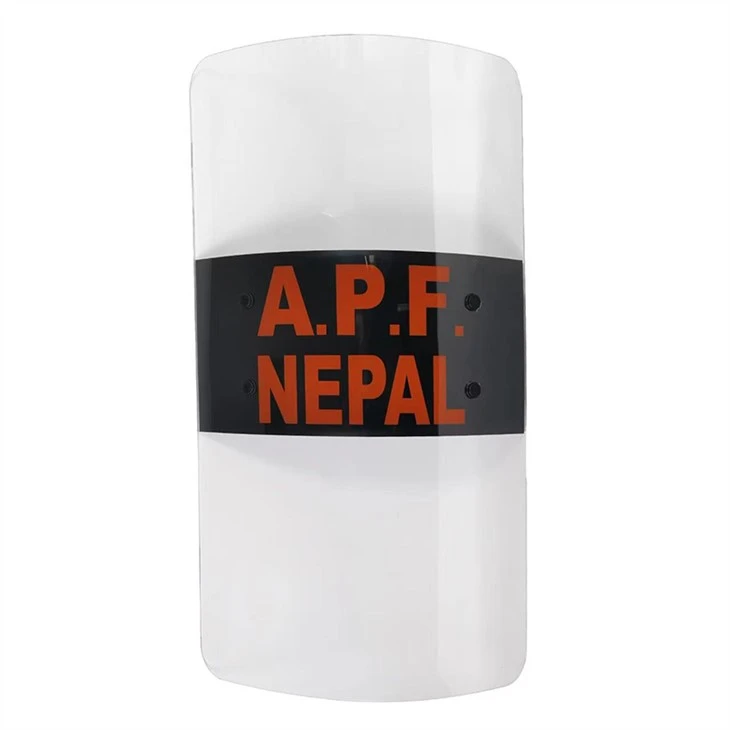 Nepal Anti Riot Shield Police hlífðarskjöldur með PC efni