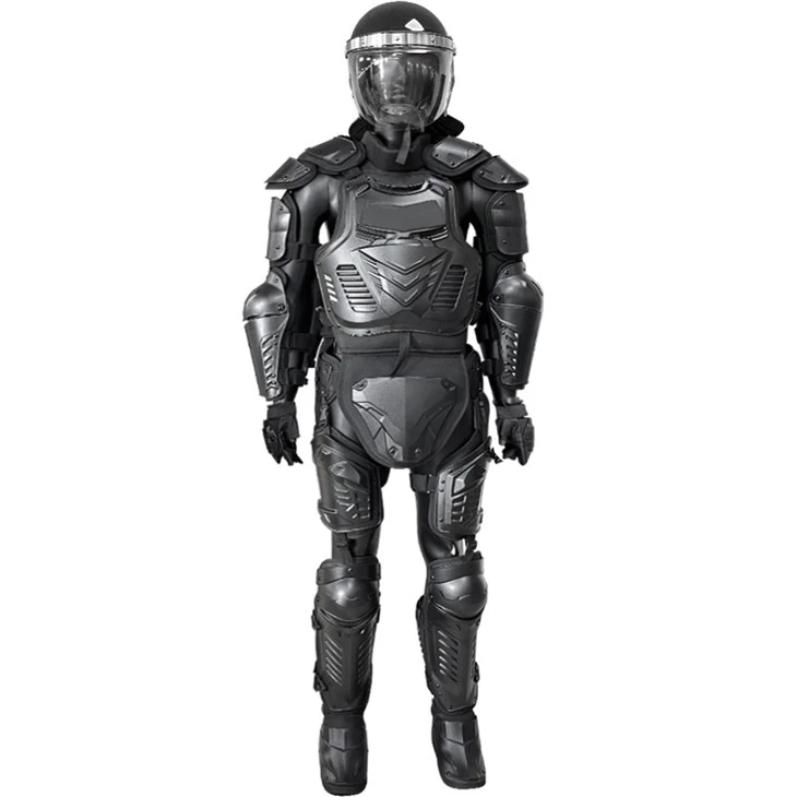 Quick release riot suit