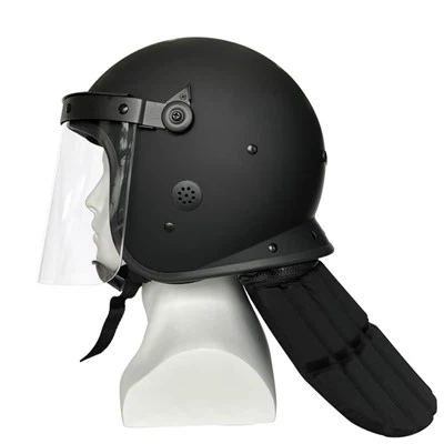 Háþróaður Riot Control hjálmur með andlitshlíf
